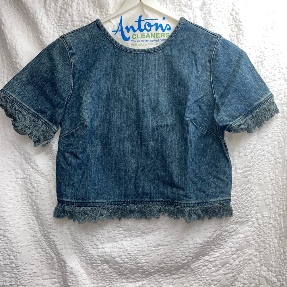 Denim top